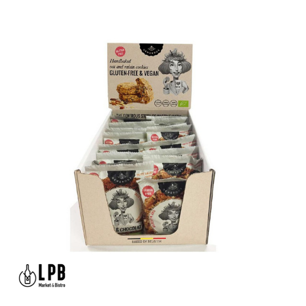Cookies Flowpack Martine Matin BIO Sans Gluten Generous 30g LPB Market Bruxelles Brussels Ixelles Elsene